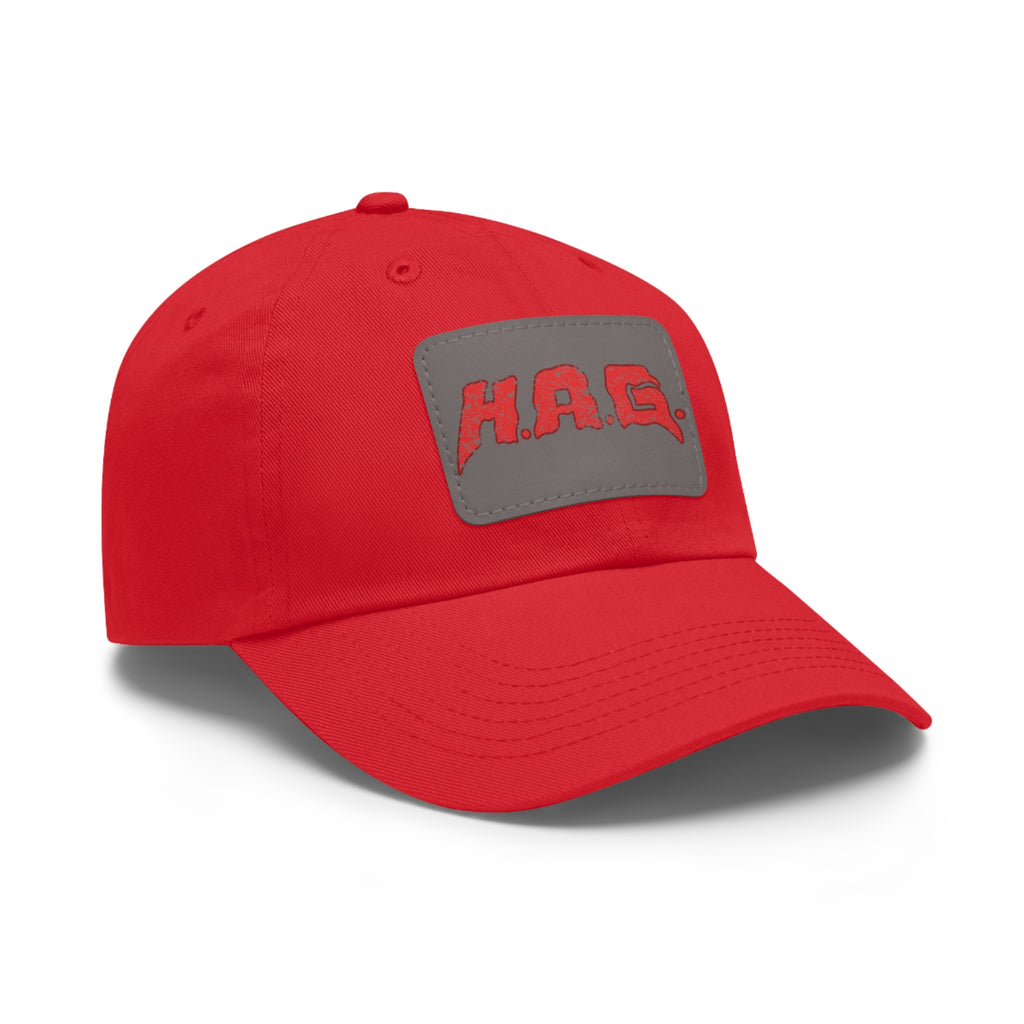 H.A.G. Leather Patch Dad Hat