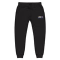 Embroidered  H.A.G. White Fleece Joggers