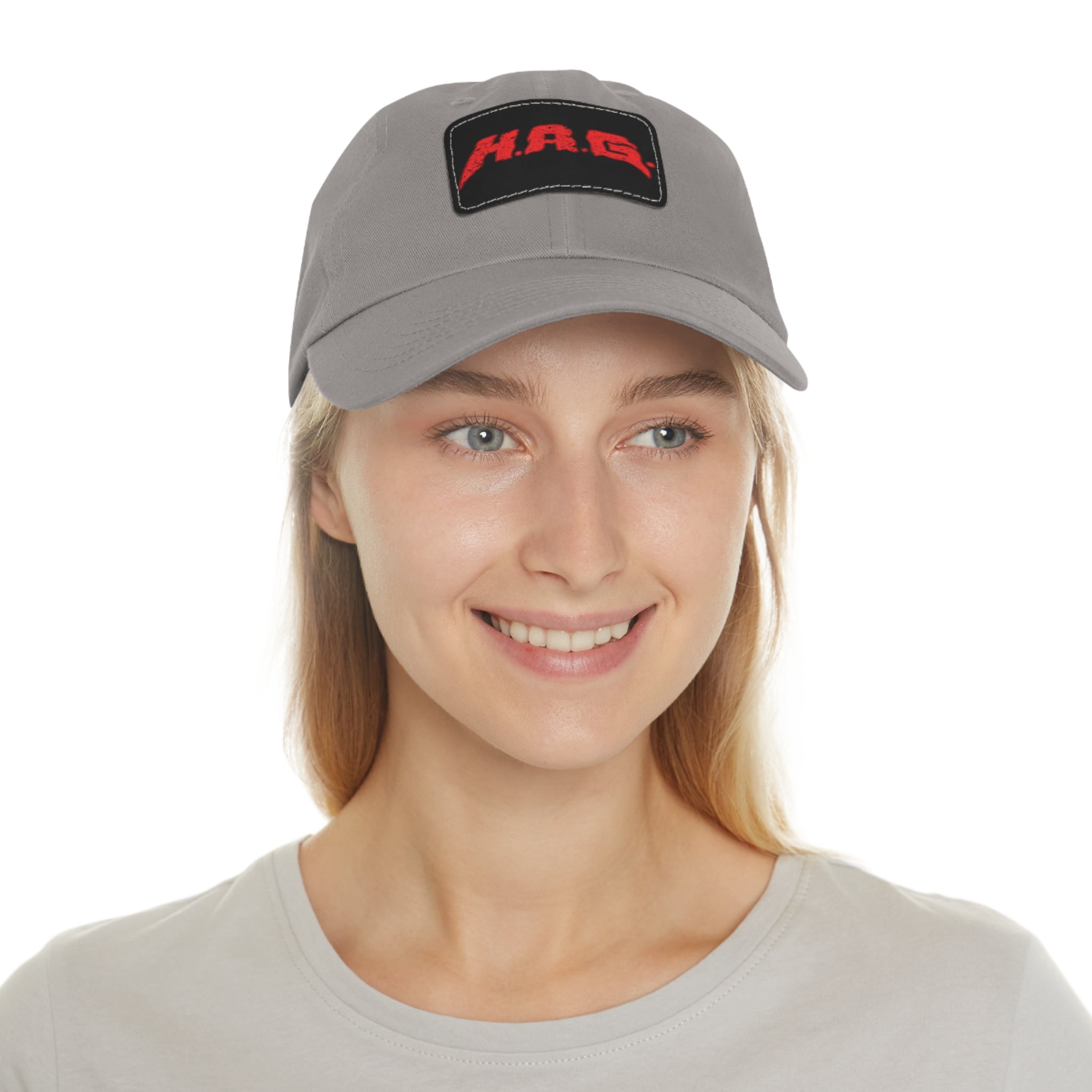 H.A.G. Leather Patch Dad Hat