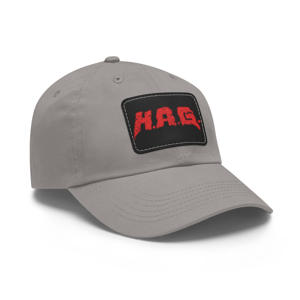 H.A.G. Leather Patch Dad Hat