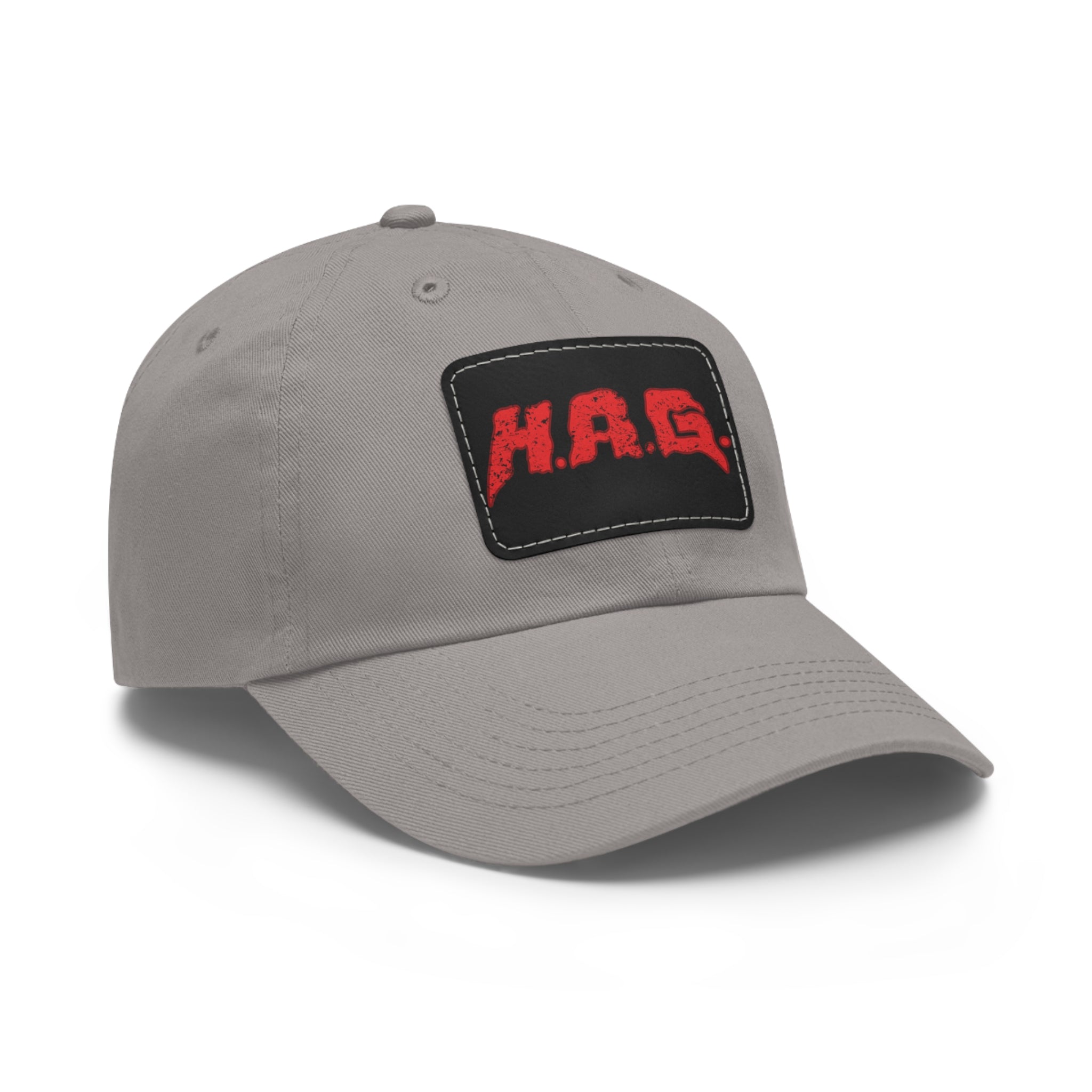 H.A.G. Leather Patch Dad Hat