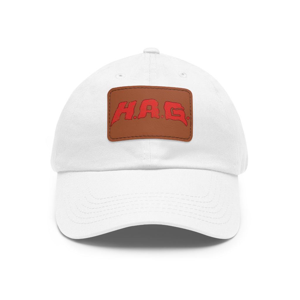 H.A.G. Leather Patch Dad Hat
