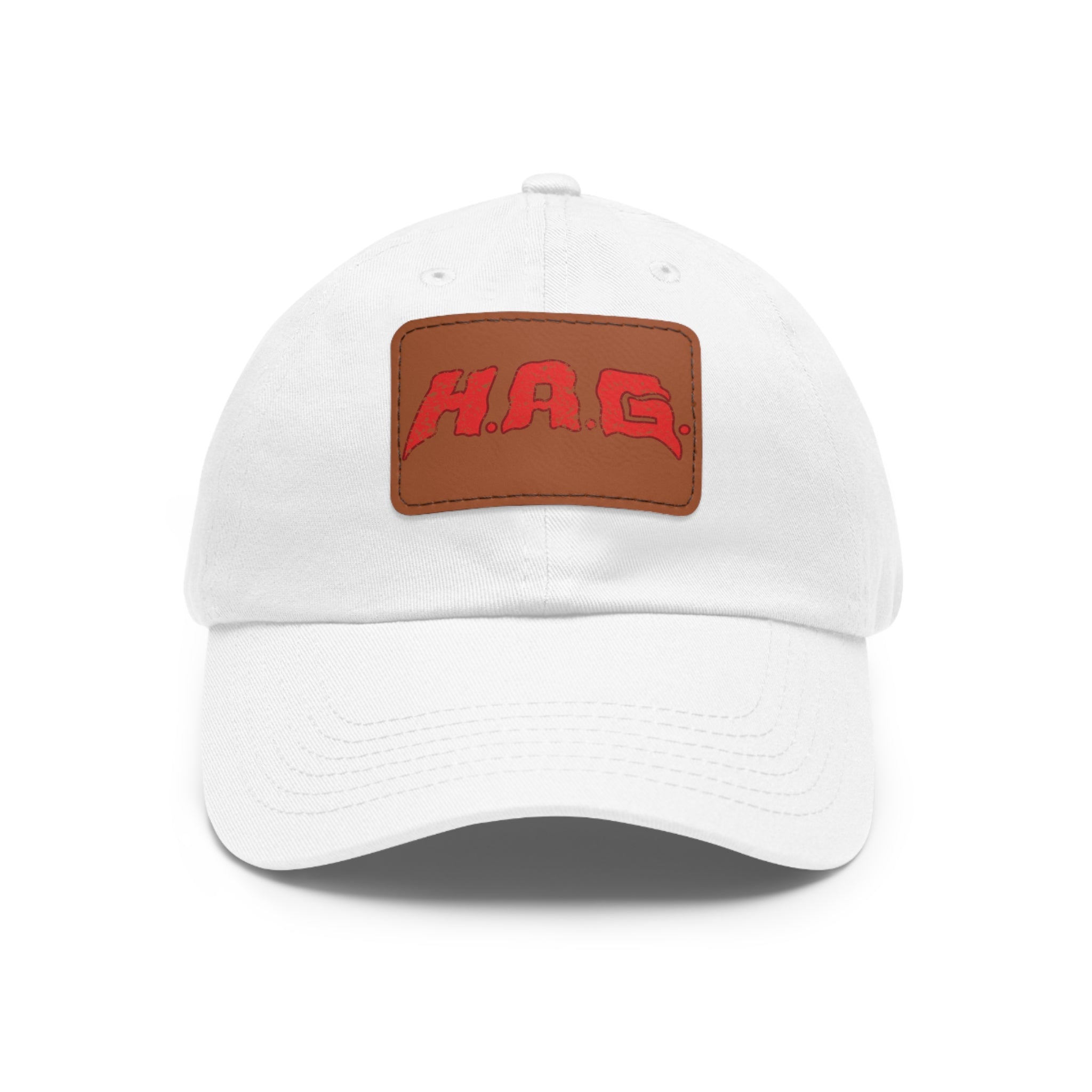 H.A.G. Leather Patch Dad Hat