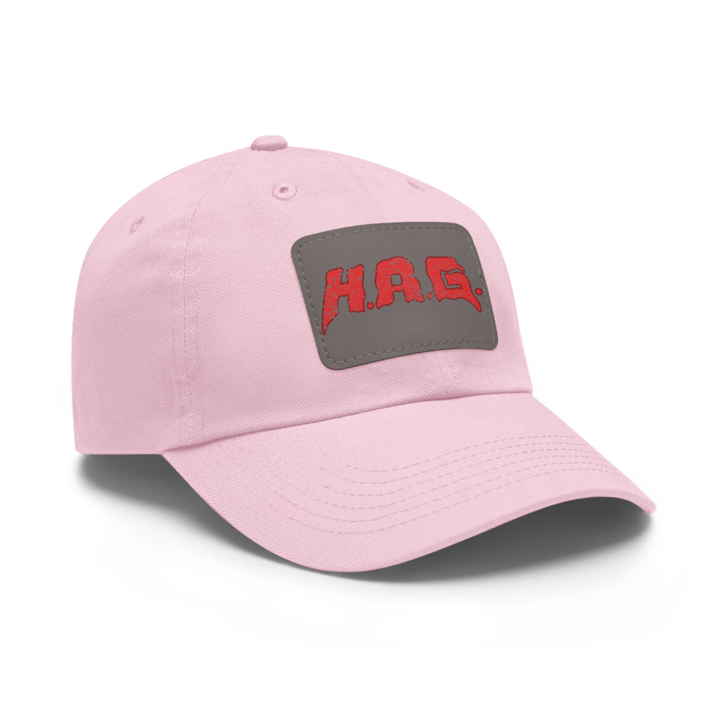 H.A.G. Leather Patch Dad Hat
