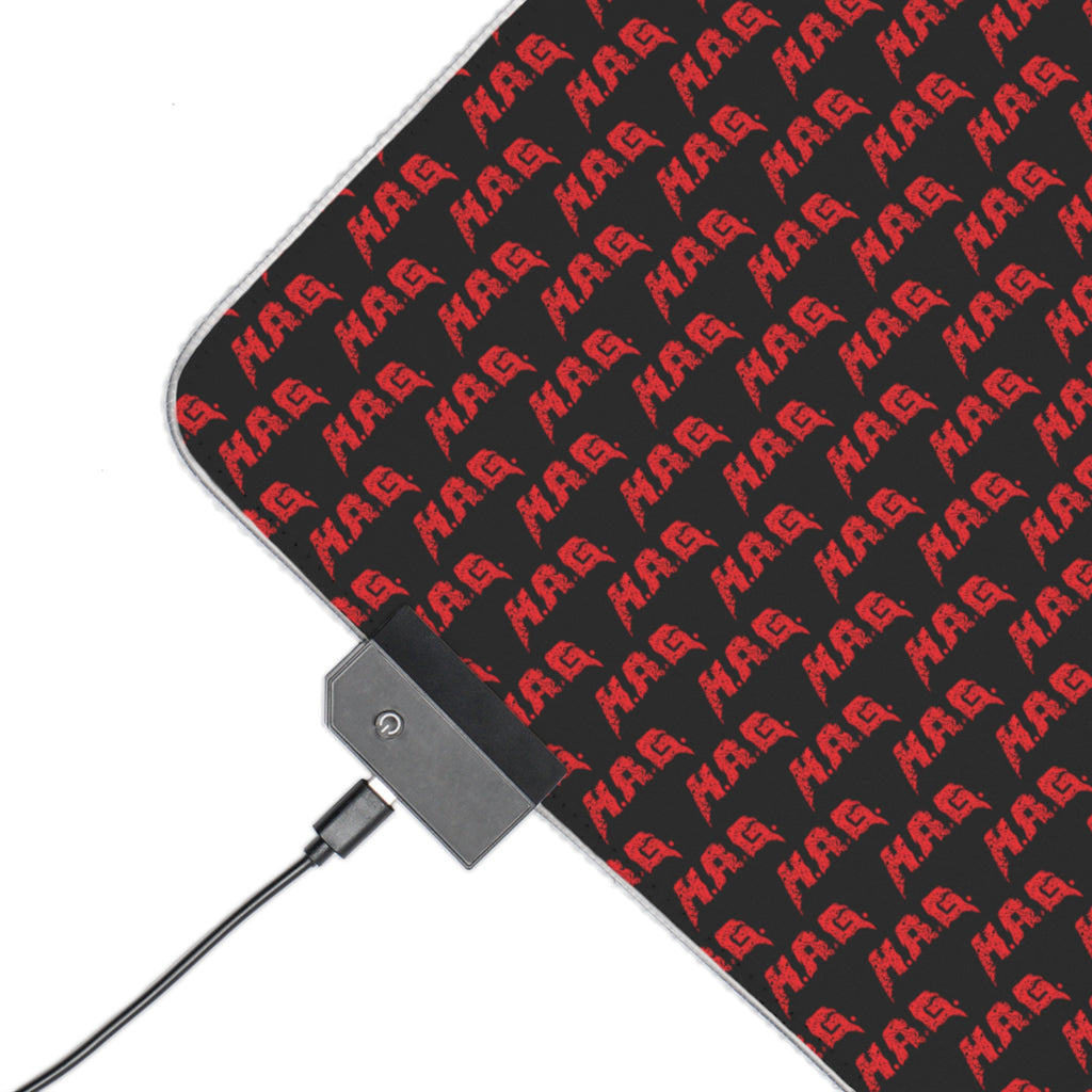 H.A.G. RGB LED Gaming Mouse Pad