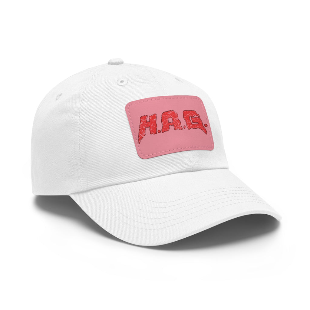 H.A.G. Leather Patch Dad Hat
