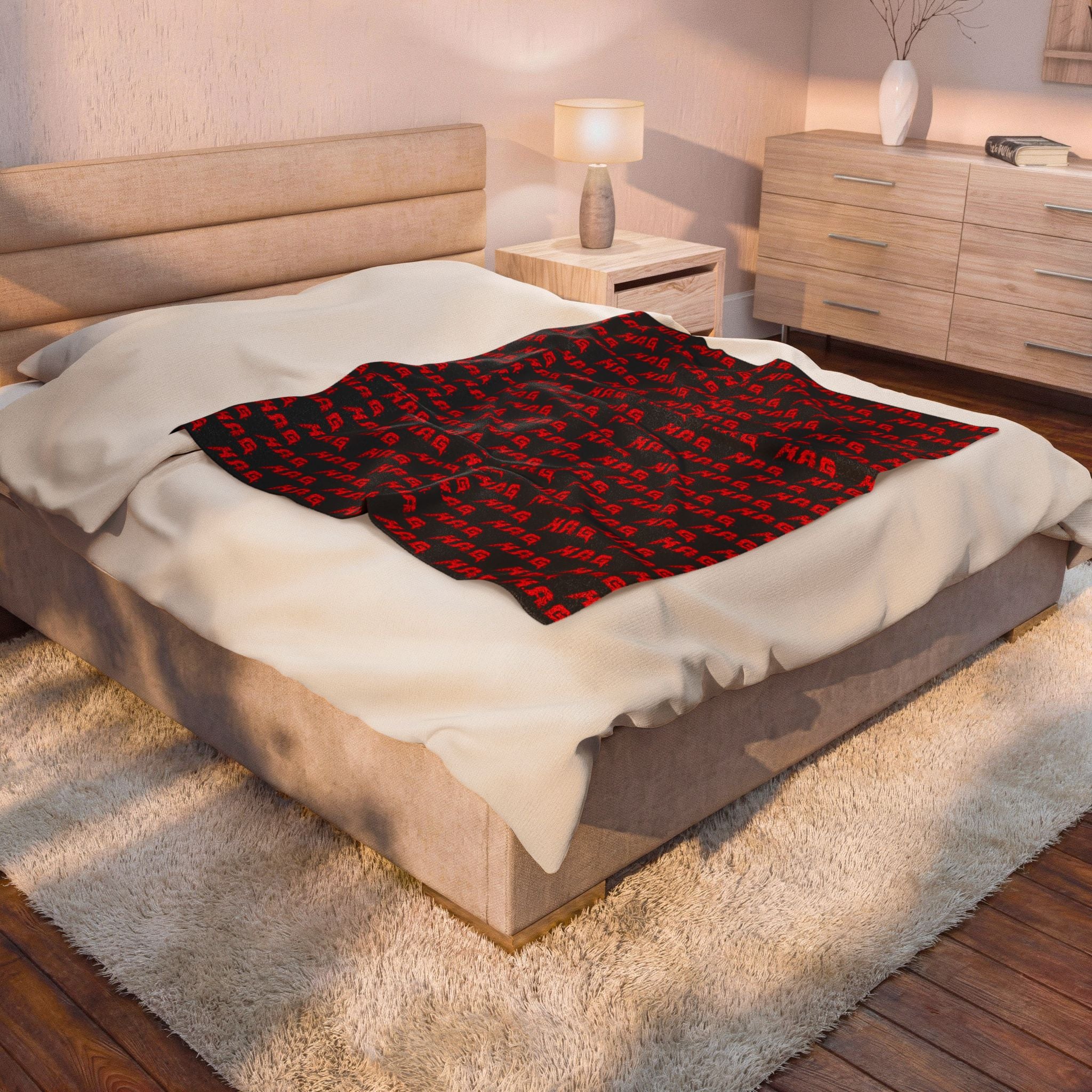 H.A.G. Velveteen Plush Blanket