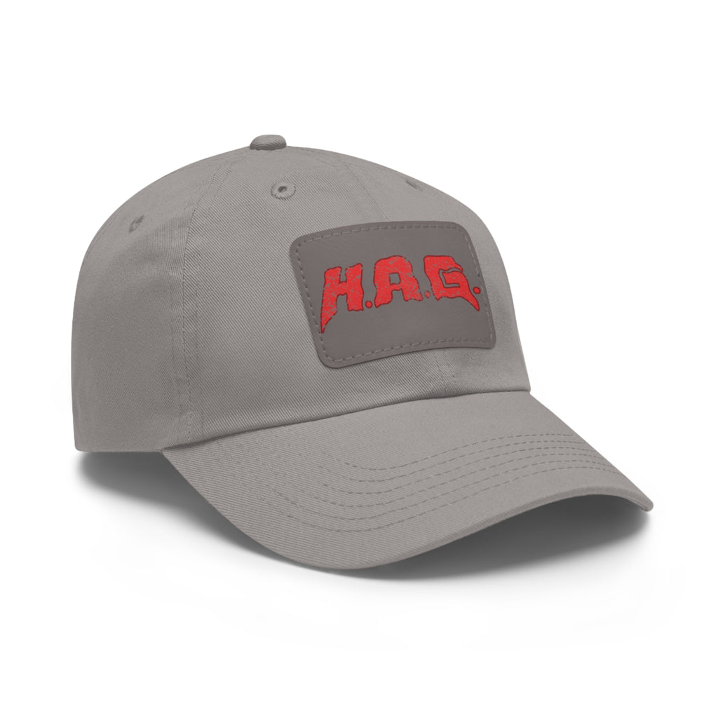 H.A.G. Leather Patch Dad Hat