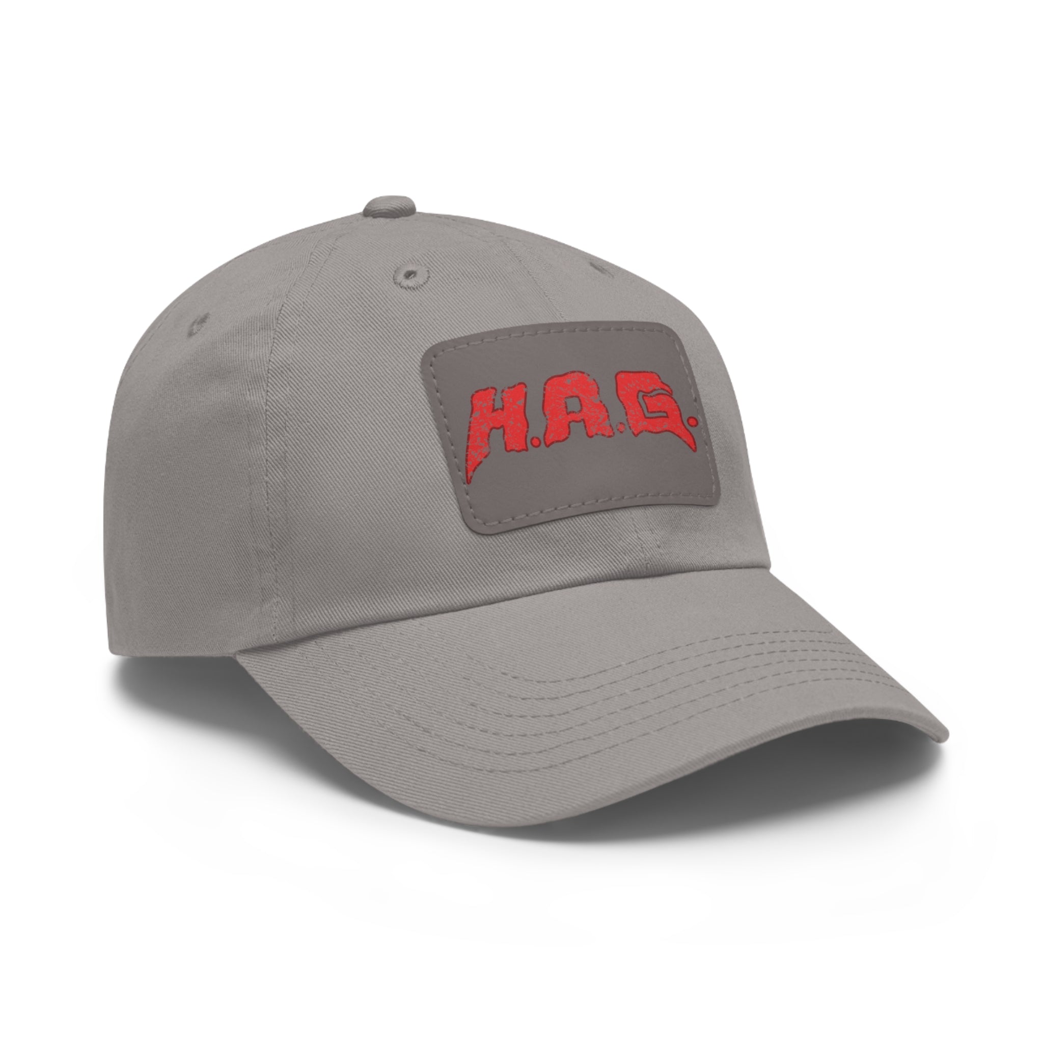H.A.G. Leather Patch Dad Hat
