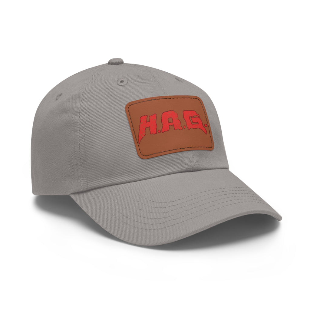 H.A.G. Leather Patch Dad Hat