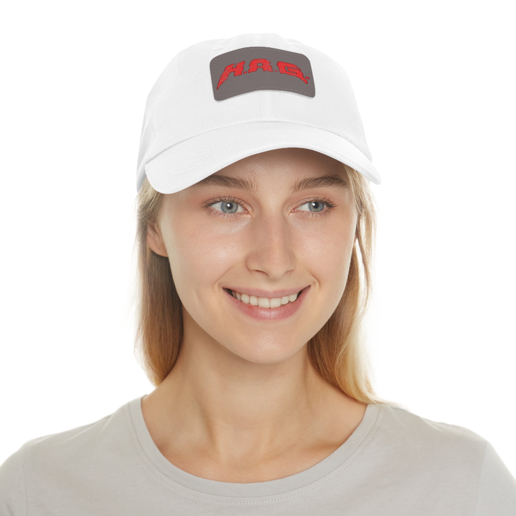 H.A.G. Leather Patch Dad Hat