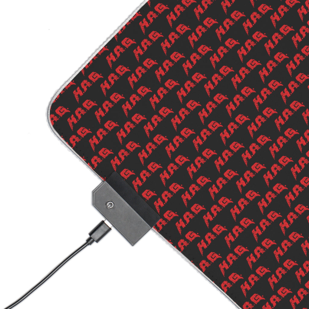 H.A.G. RGB LED Gaming Mouse Pad