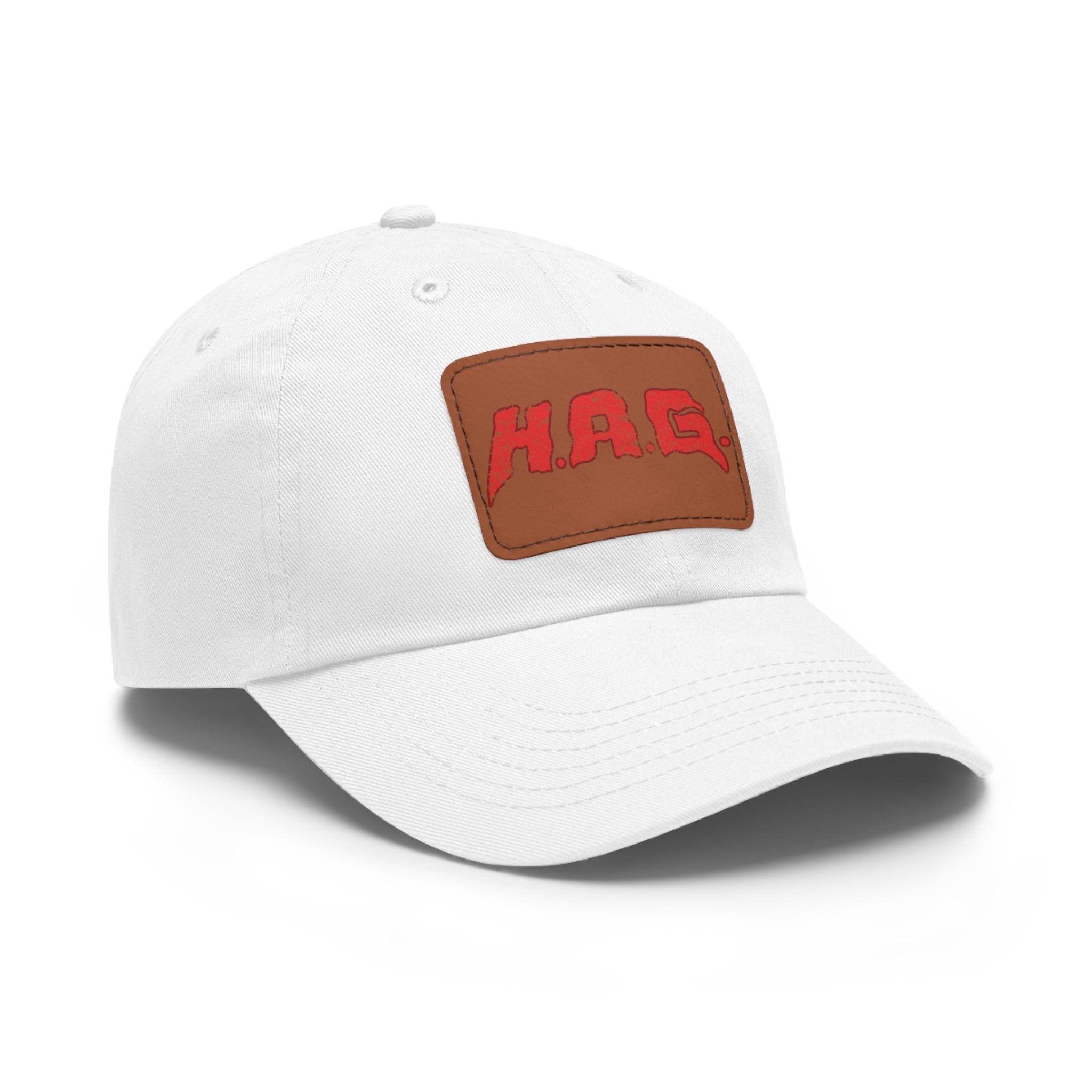 H.A.G. Leather Patch Dad Hat