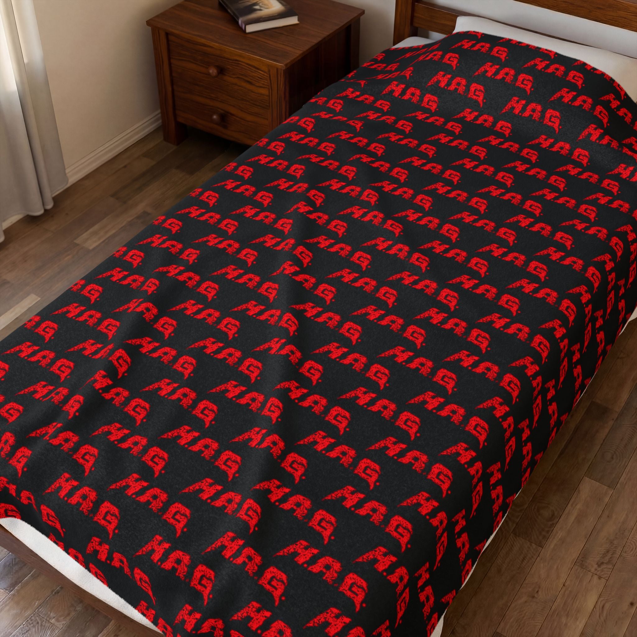 H.A.G. Velveteen Plush Blanket