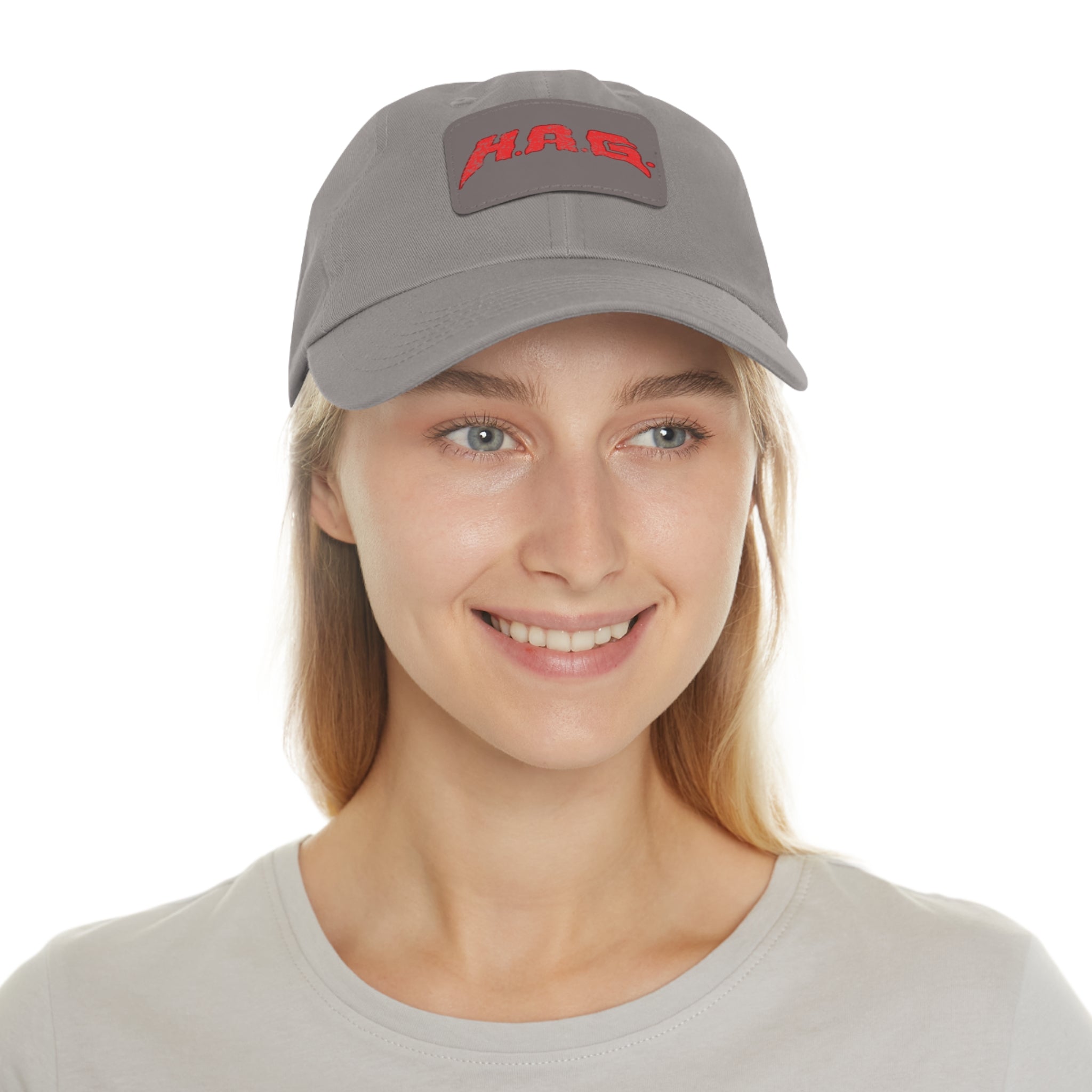 H.A.G. Leather Patch Dad Hat