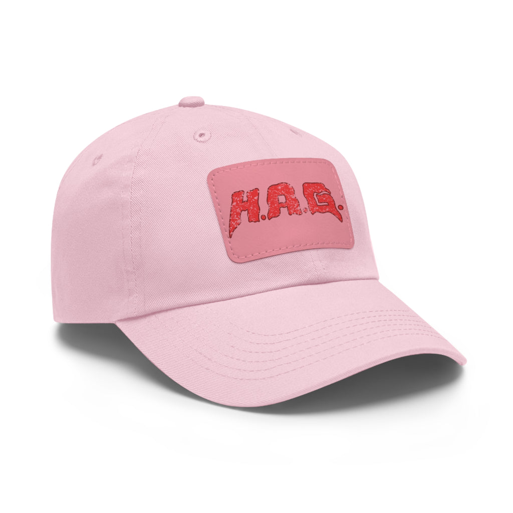 H.A.G. Leather Patch Dad Hat