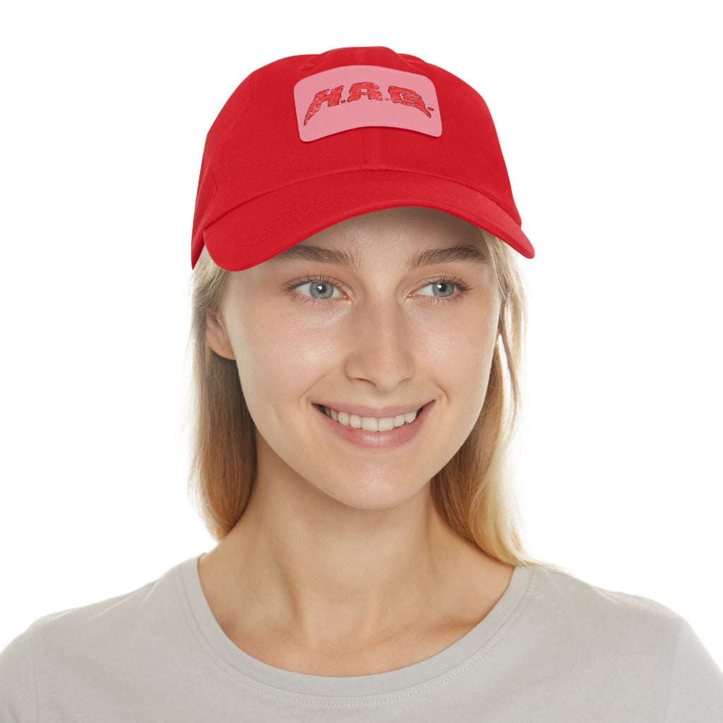 H.A.G. Leather Patch Dad Hat