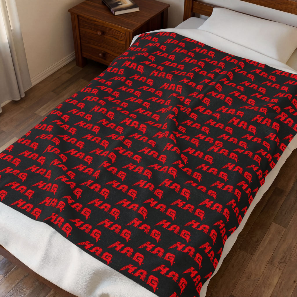 H.A.G. Velveteen Plush Blanket