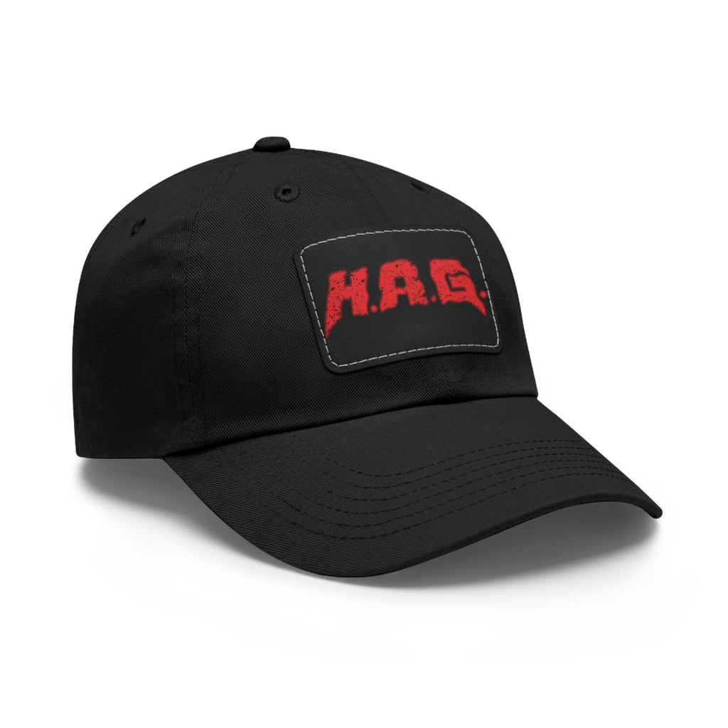 H.A.G. Leather Patch Dad Hat