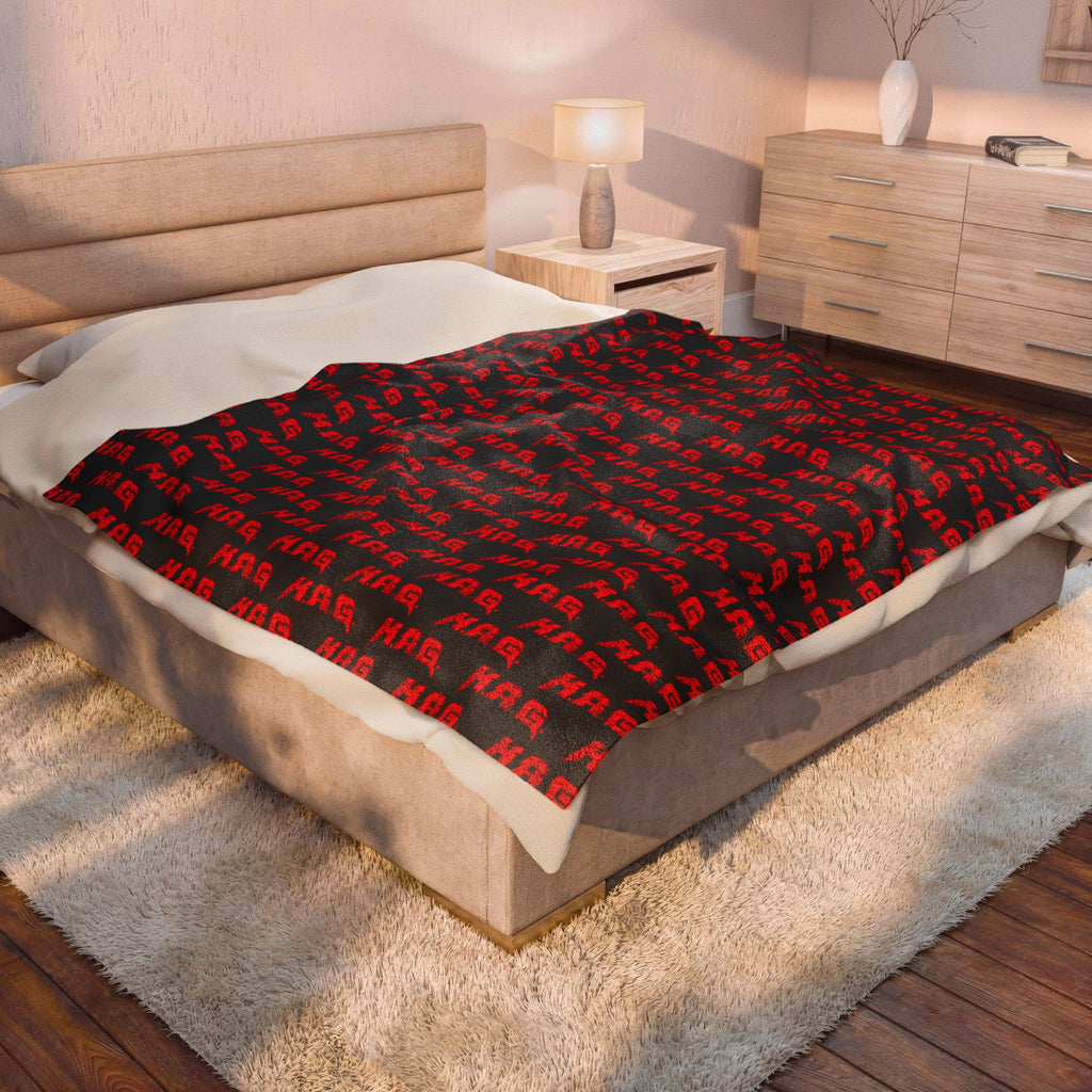 H.A.G. Velveteen Plush Blanket