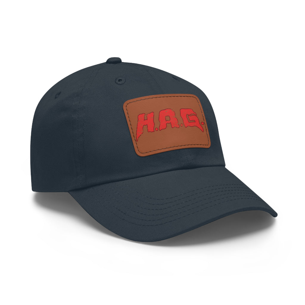 H.A.G. Leather Patch Dad Hat