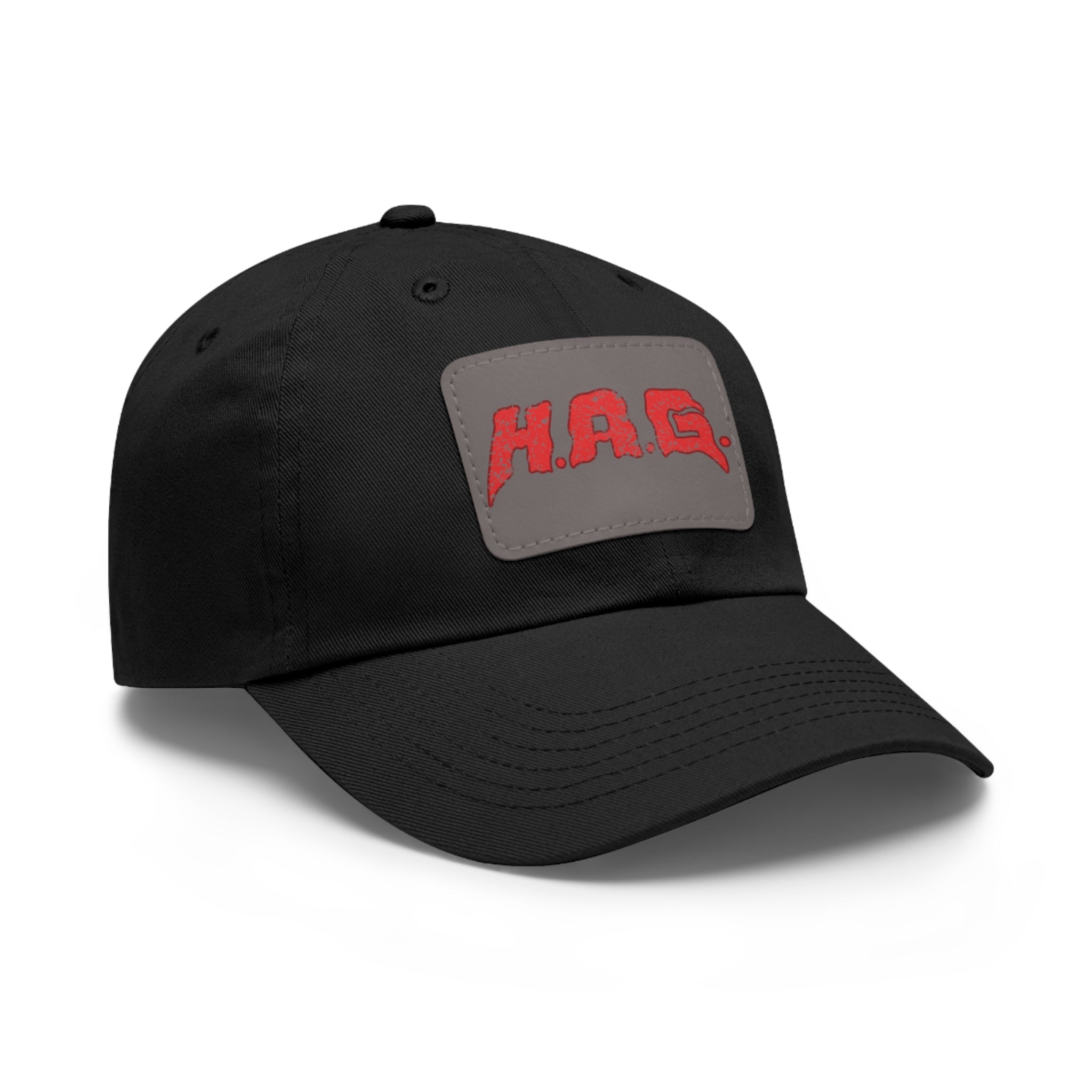 H.A.G. Leather Patch Dad Hat