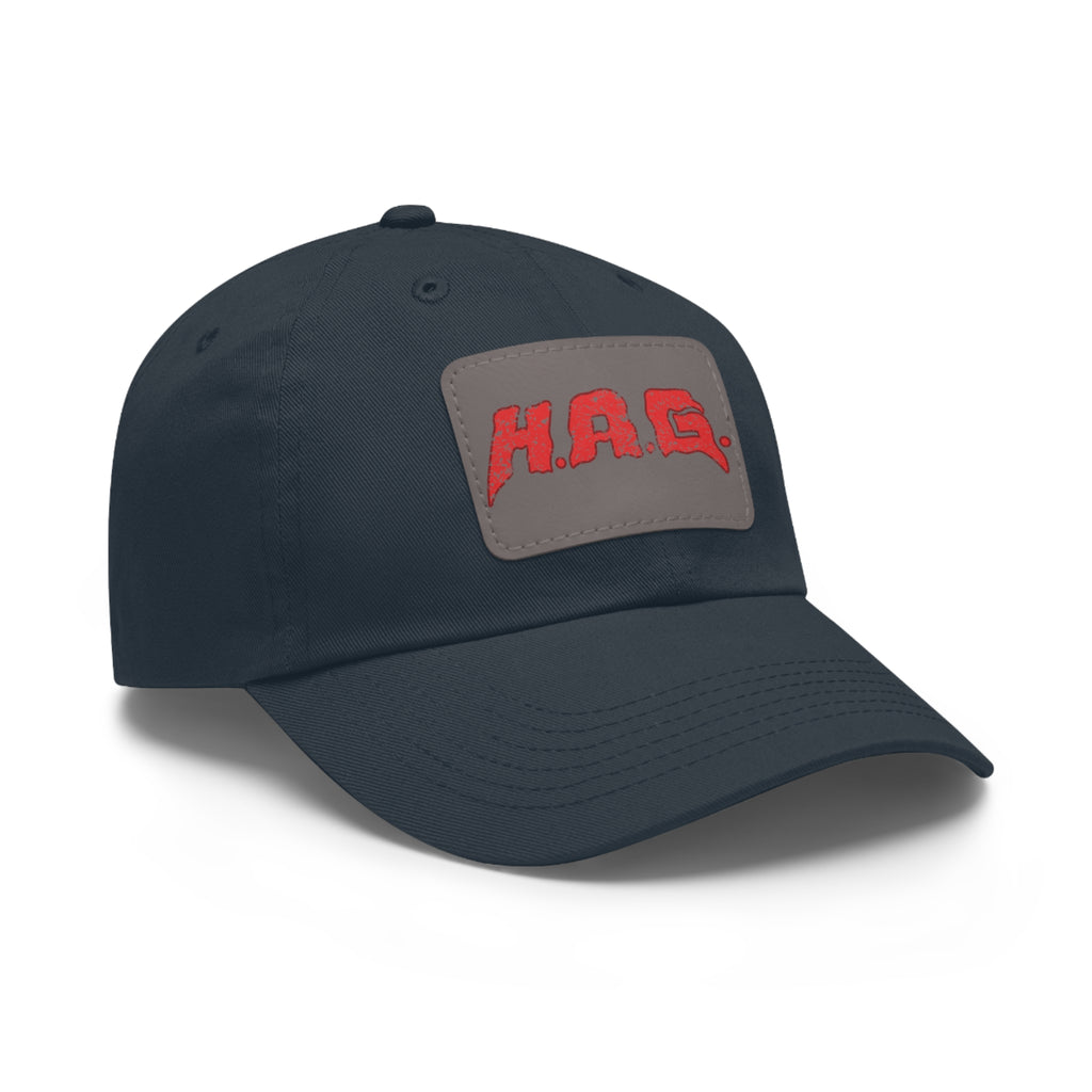 H.A.G. Leather Patch Dad Hat