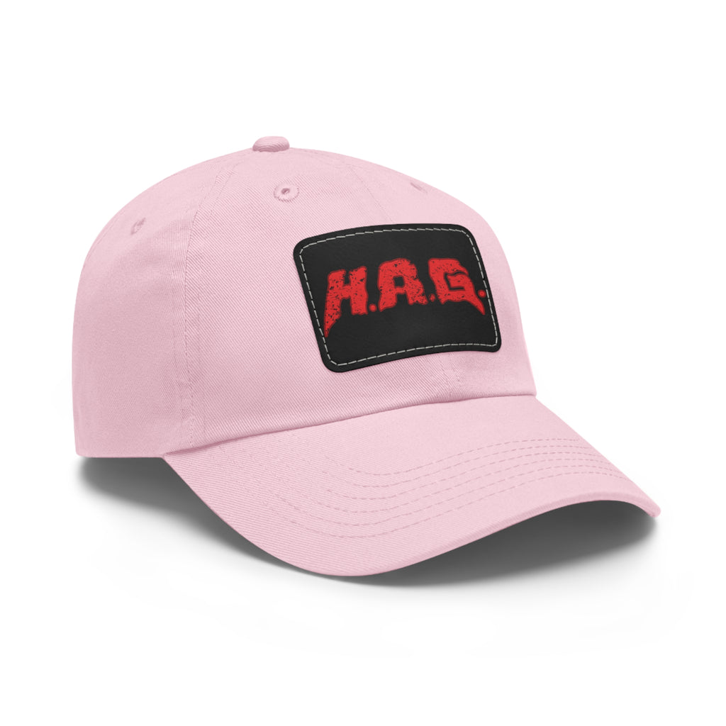 H.A.G. Leather Patch Dad Hat
