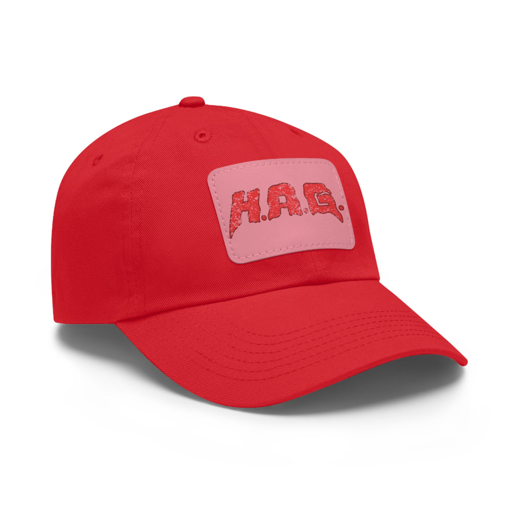 H.A.G. Leather Patch Dad Hat