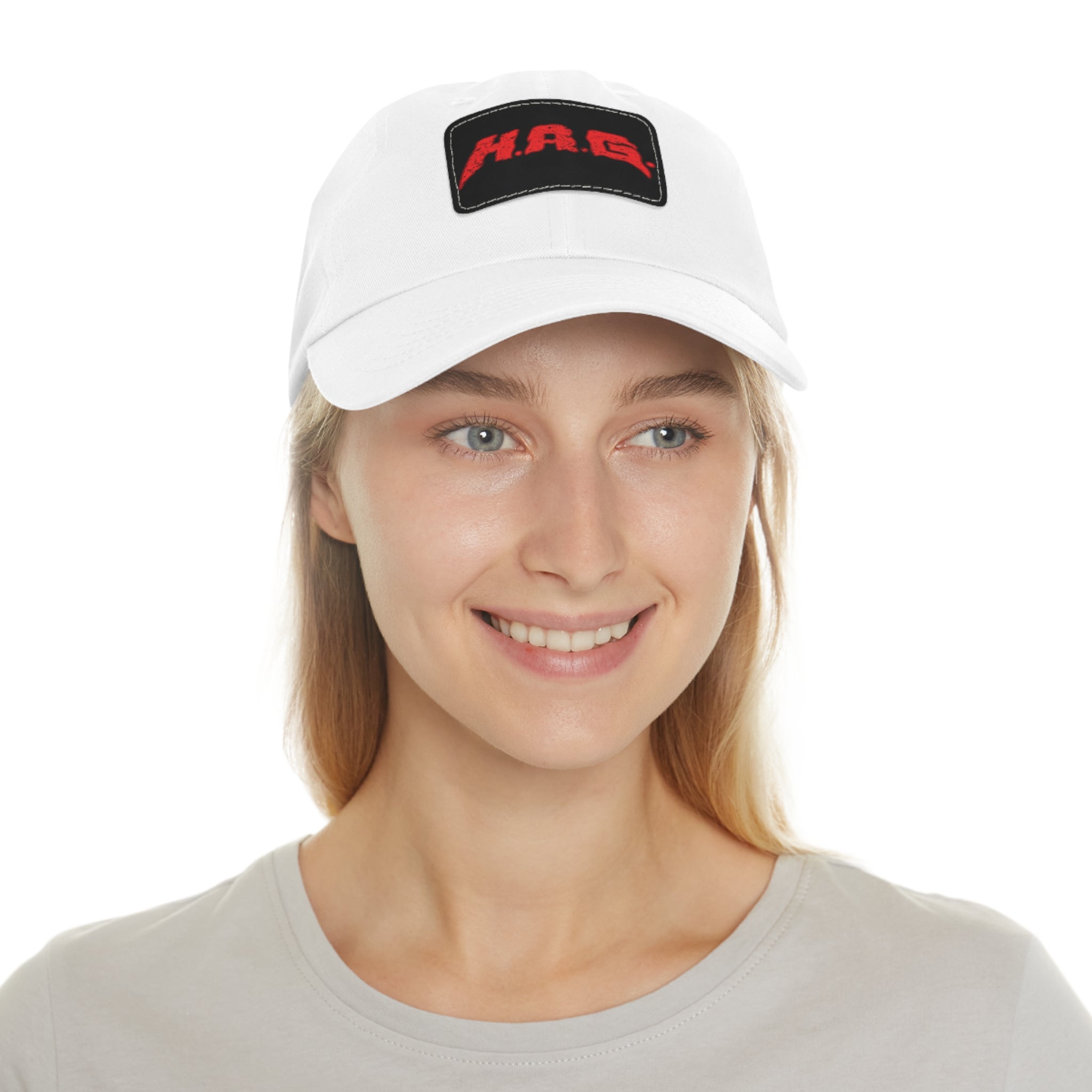 H.A.G. Leather Patch Dad Hat
