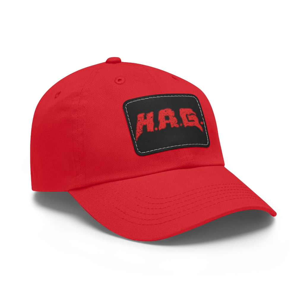 H.A.G. Leather Patch Dad Hat