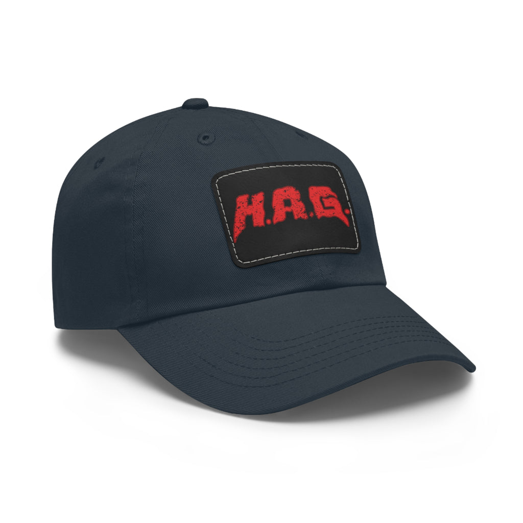 H.A.G. Leather Patch Dad Hat