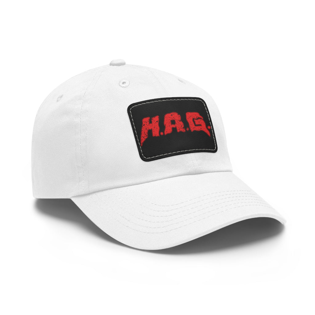 H.A.G. Leather Patch Dad Hat